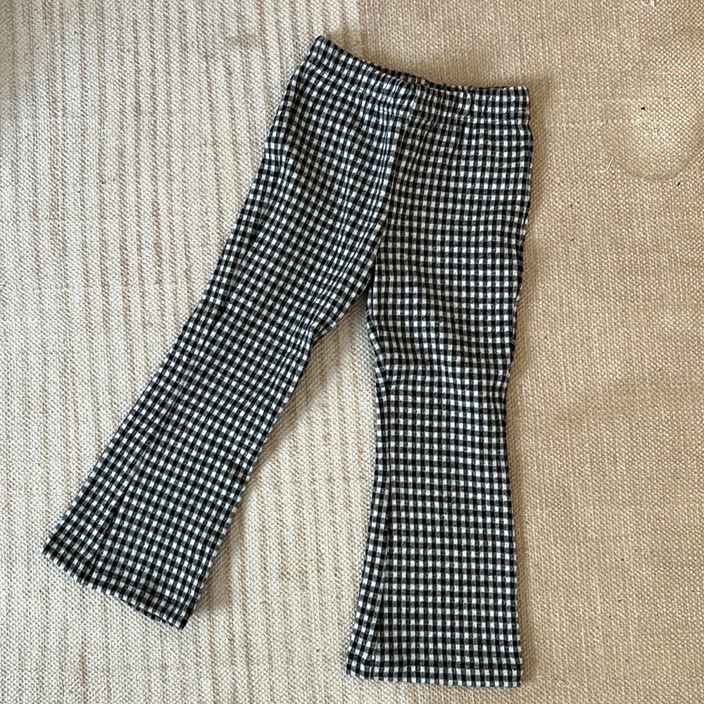 NWT Hanna Andersson girls flare pant buffalo print 4T